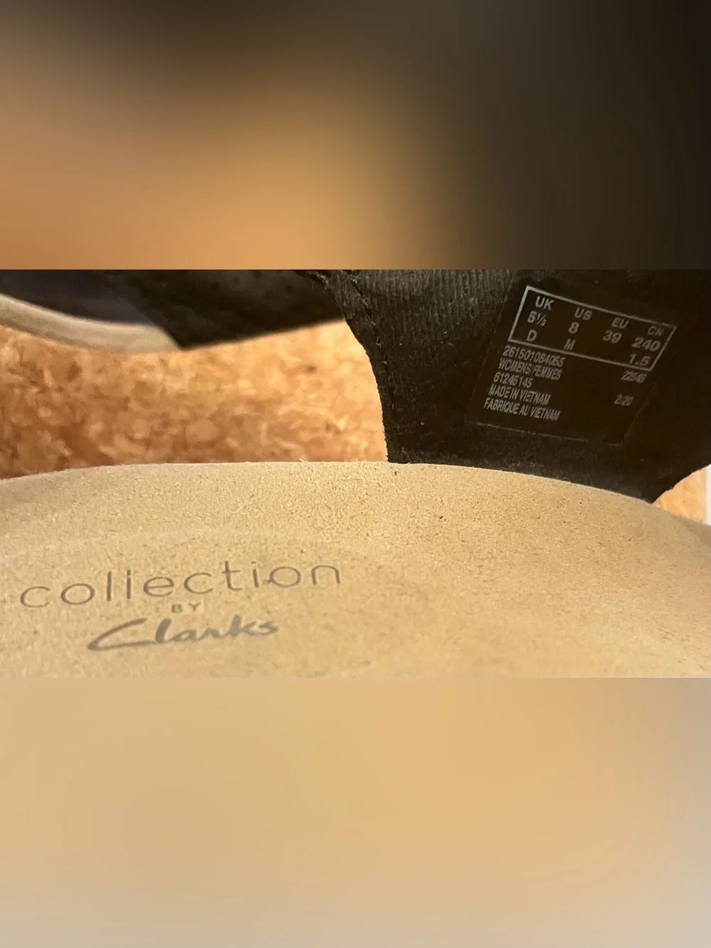 Clarks Women's Annadel Eirwyn Wedge Cork Sandal